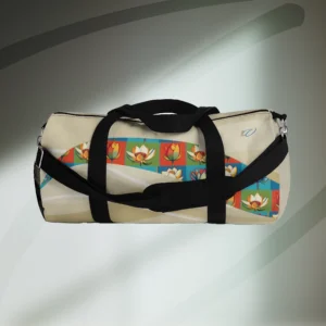 Sacred Bloom Lotus Flower Duffle Bag