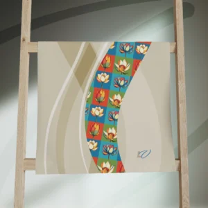 Sacred Bloom Lotus Flower Gym Towel