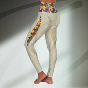Butterfly Burst High-Waist Leggings