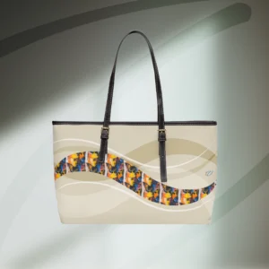Butterfly Burst Leather Shoulder Bag