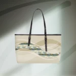 Ocean Flow Leather Shoulder Bag