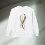 Sacred Bloom Lotus Flower Cozy Fleece Pullover