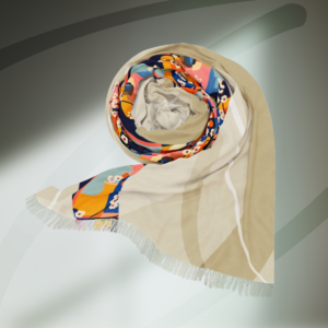 Cherry Blossom Drift Lightweight Wrap/Scarf