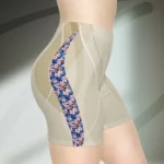 Cherry Blossom Drift Regular-Waist Spandex Shorts