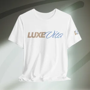 Luxe Vita Short Sleeve Graphic Tee | Full Logo