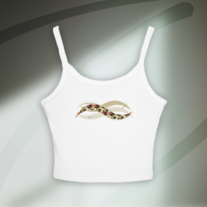 Butterfly Burst Spaghetti Strap Tank Top