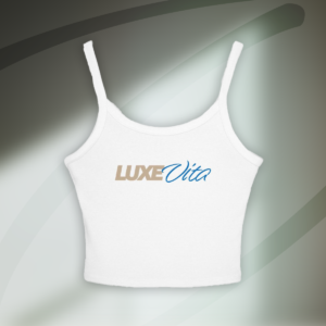 Luxe Vita Spaghetti Strap Tank Top - Full Logo