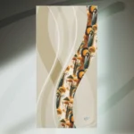 Mushroom Dreams Mink-Cotton Towel