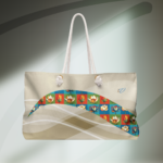 Sacred Bloom Oversized Weekender Bag