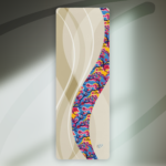 Cherry Blossom Drift Rubber Yoga Mat - Fauvism-Inspired