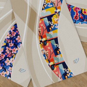 Luxe Vita Fauvist Yoga Mat | Cherry Blossom-Inspired Foam Mat