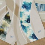 Luxe Vita Impressionist Yoga Mat | Ocean-Inspired Foam Mat